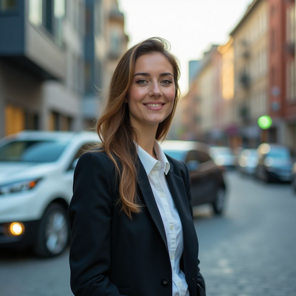 Ana Martínez, propietaria de vehículo eléctrico